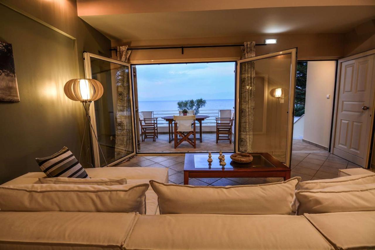 Aigli Luxurious Villa Kato Pitsa Eksteriør bilde