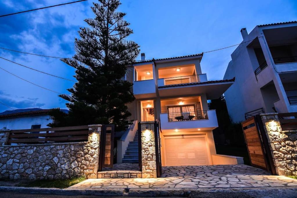 Aigli Luxurious Villa Kato Pitsa Eksteriør bilde