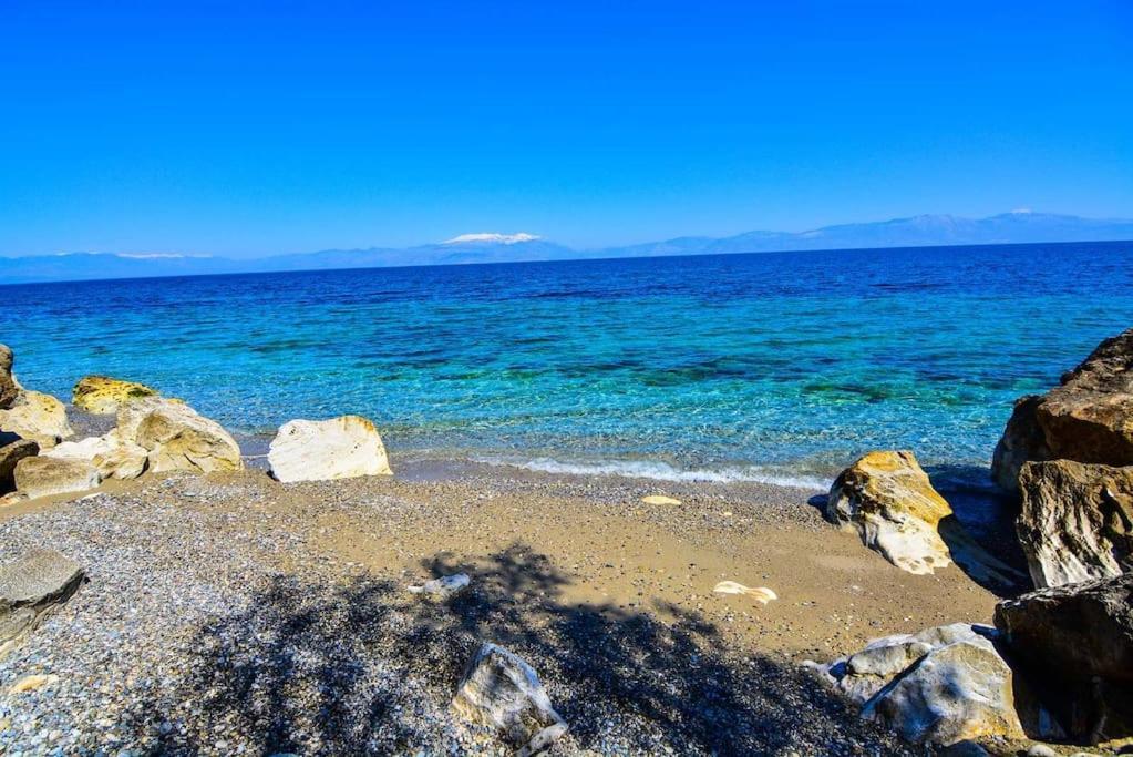 Aigli Luxurious Villa Kato Pitsa Eksteriør bilde
